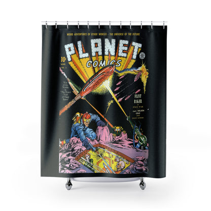 Planet Comics #3 Shower Curtain