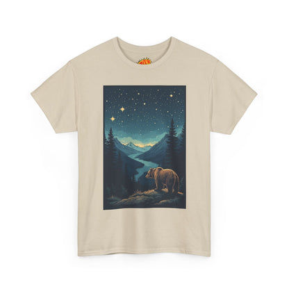 Grizzly Bear Night Scene T-Shirt