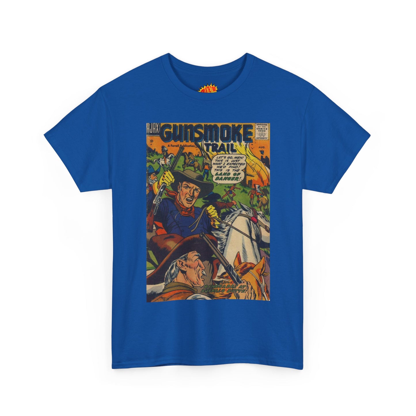 Gunsmoke Trail August Comic Tee Shirt *Multiple Colors*