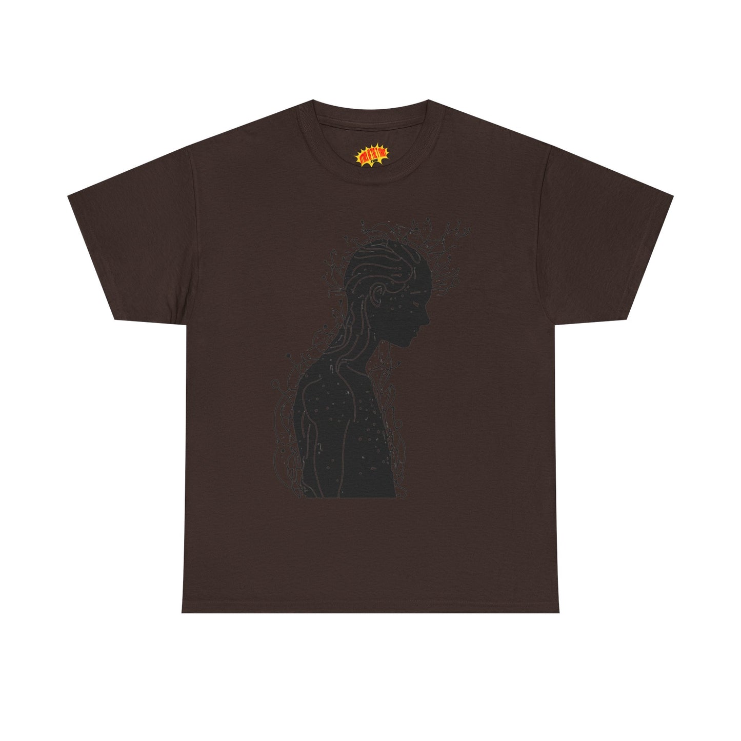 Human Silhouette Line Drawing Graphic Art Tee Shirt *Multiple Colors*