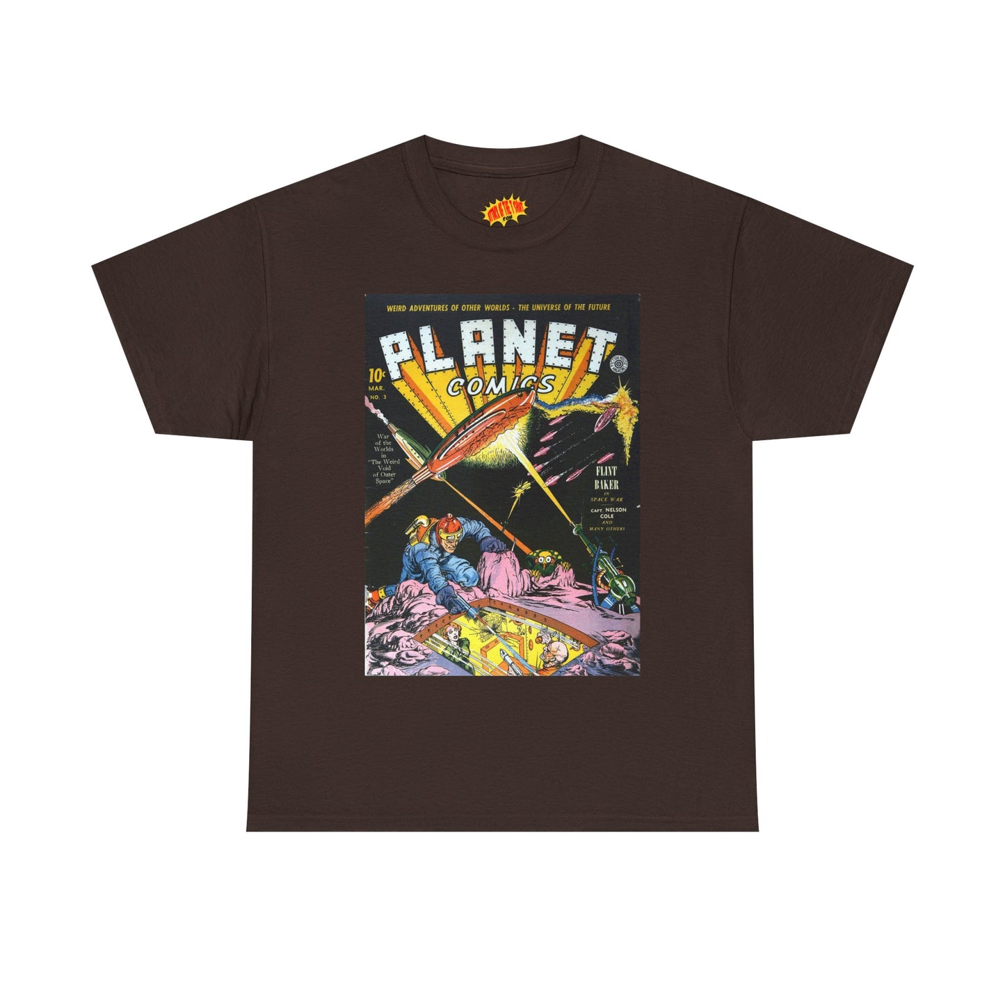 Planet Comics #3 - Heavy Cotton Tee *Dark Colors*