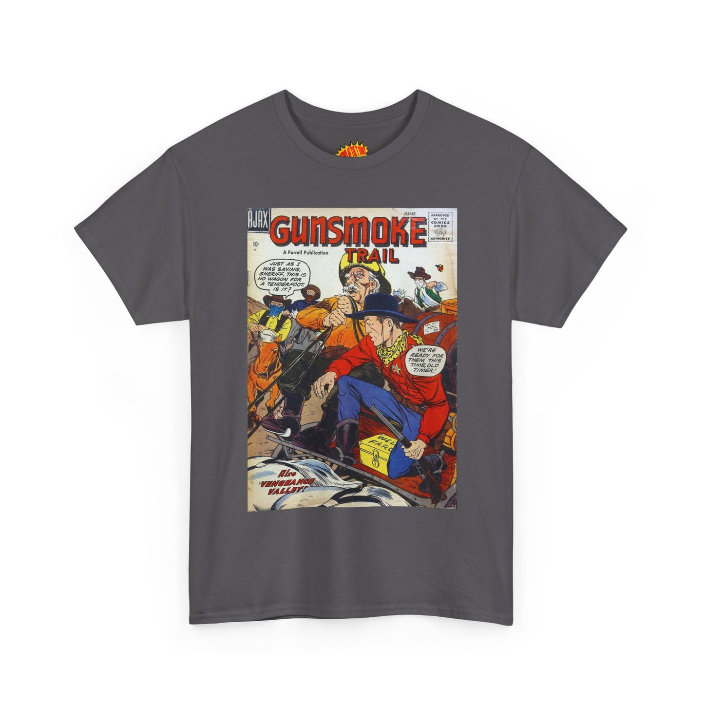 Gunsmoke Trail June Comic Tee Shirt *Multiple Colors*