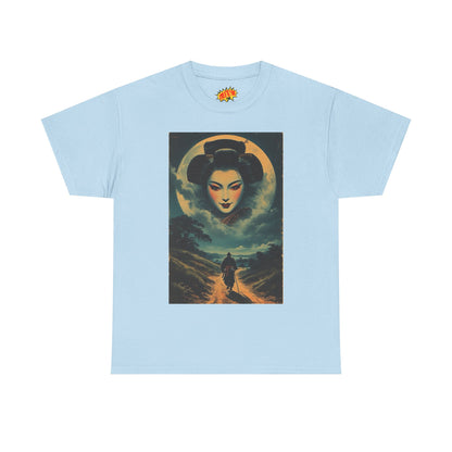 Walking Samurai w/Geisha Moon T-Shirt