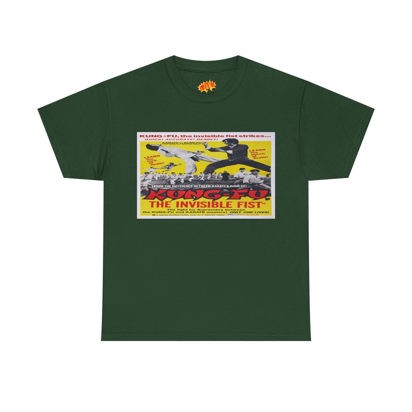 Kung Fu The Invisible Fist Movie Poster T-Shirt *Multiple Colors*