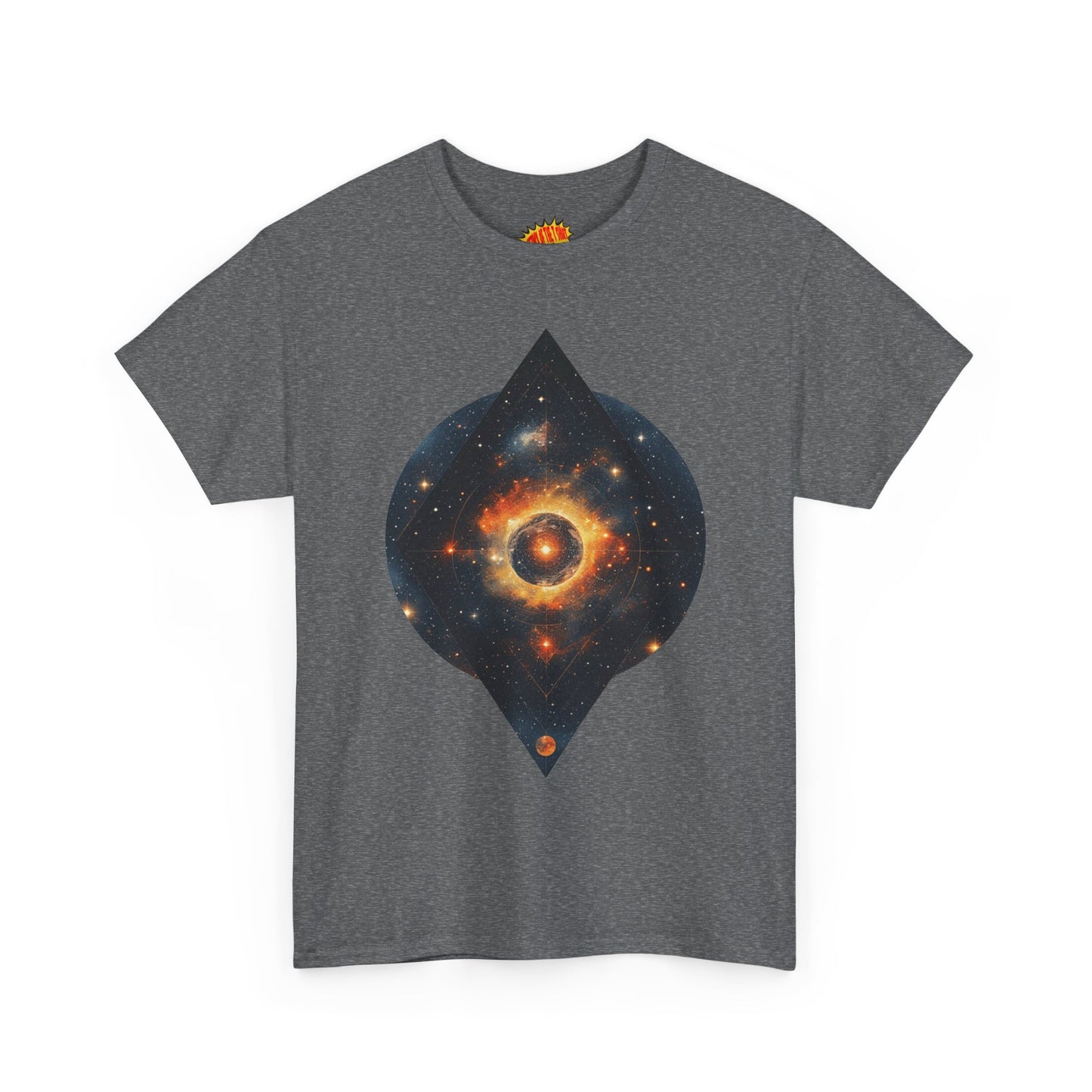 Rounded Diamond Shape Nebula Graphic Space Art Tee Shirt *Multiple Colors*