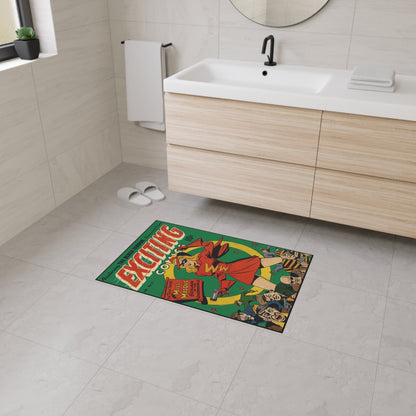 Exciting Comics #53 feat. Miss Masque Heavy Duty Floor Mat Many Sizes Available