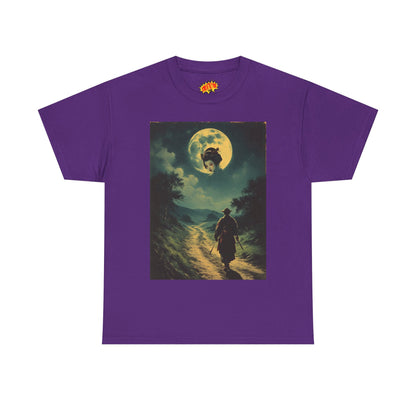Travelling Samurai w/Moon Geisha Woman T-Shirt