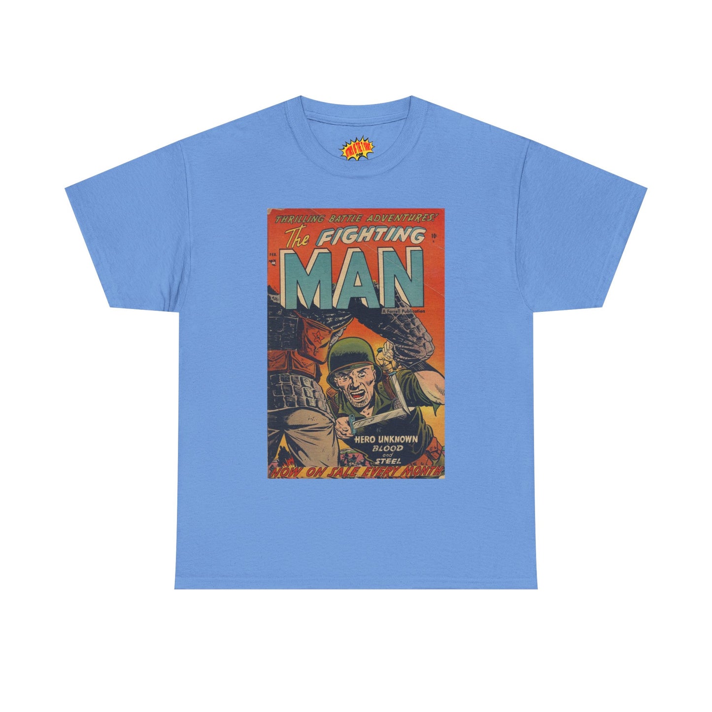 The Fighting Man February Comic Tee Shirt *Multiple Colors*