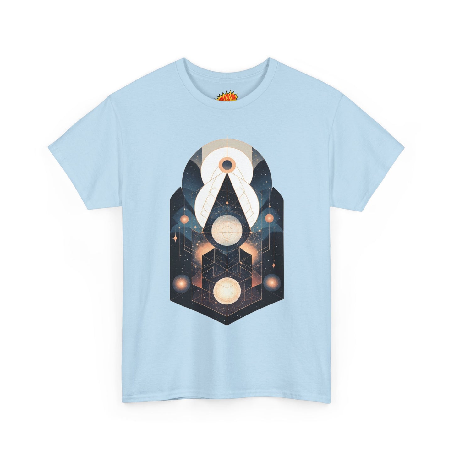 Geometric Space Art Pattern Graphic Tee Shirt *Multiple Colors*