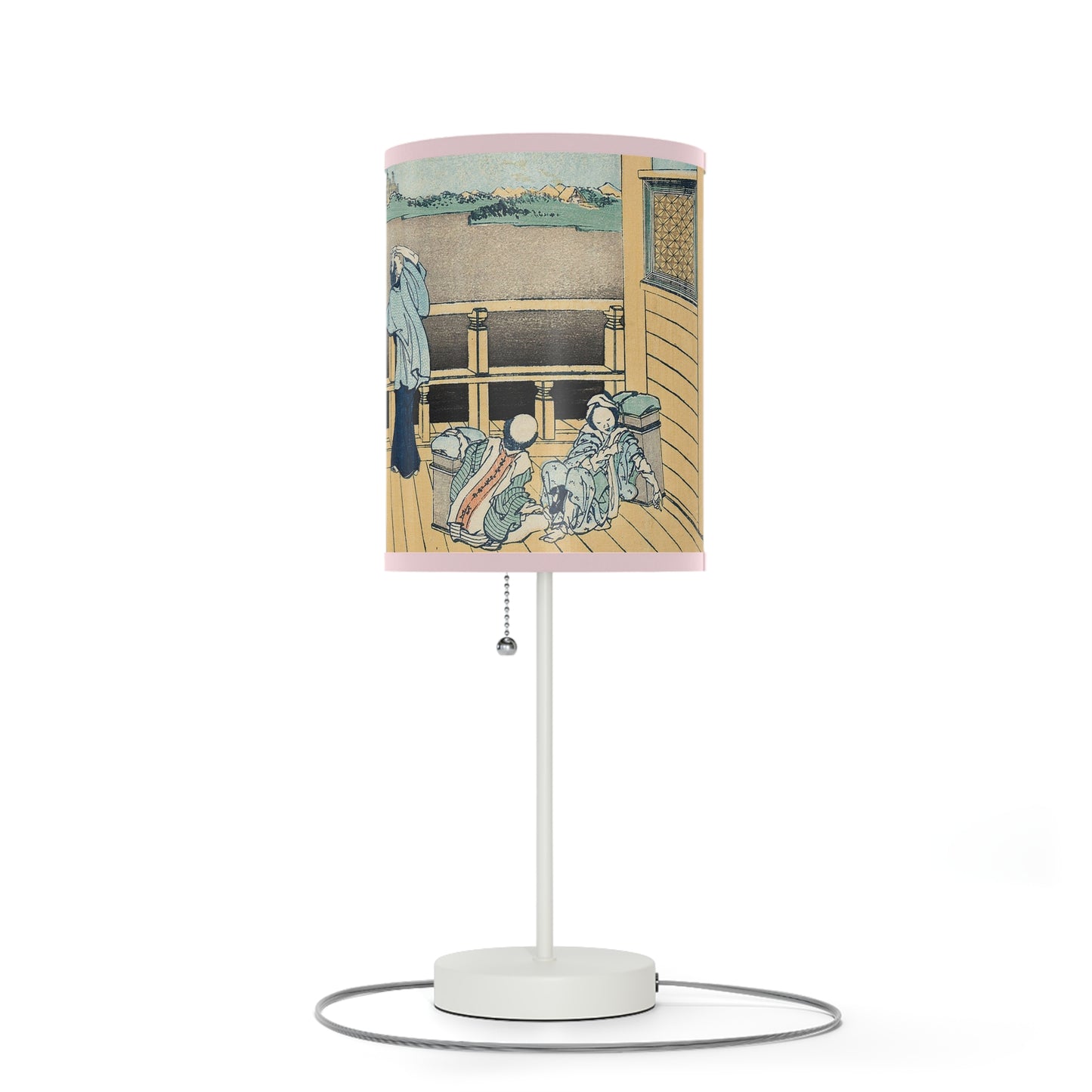 The Sazai Hall by Hokusai Japanese Lamp