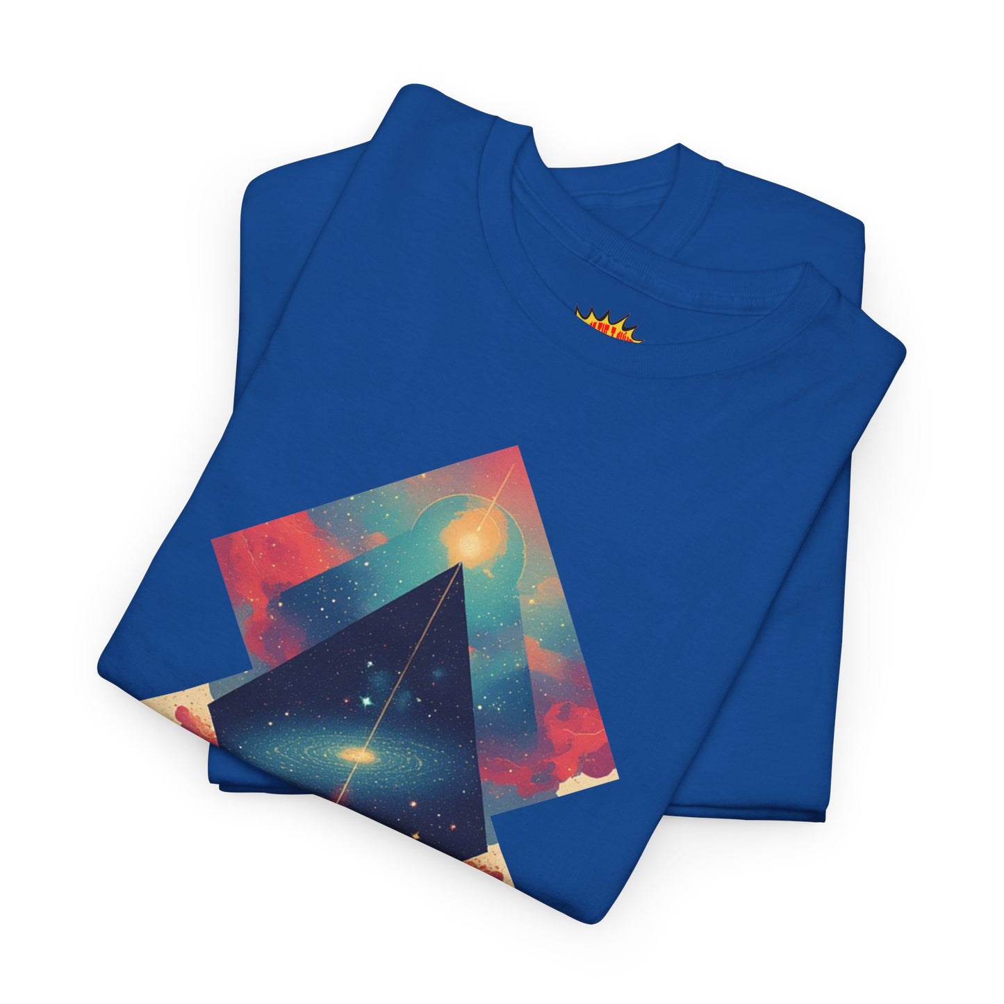 Geometric Shape Galaxy Graphic Space Art Tee Shirt *Multiple Colors*