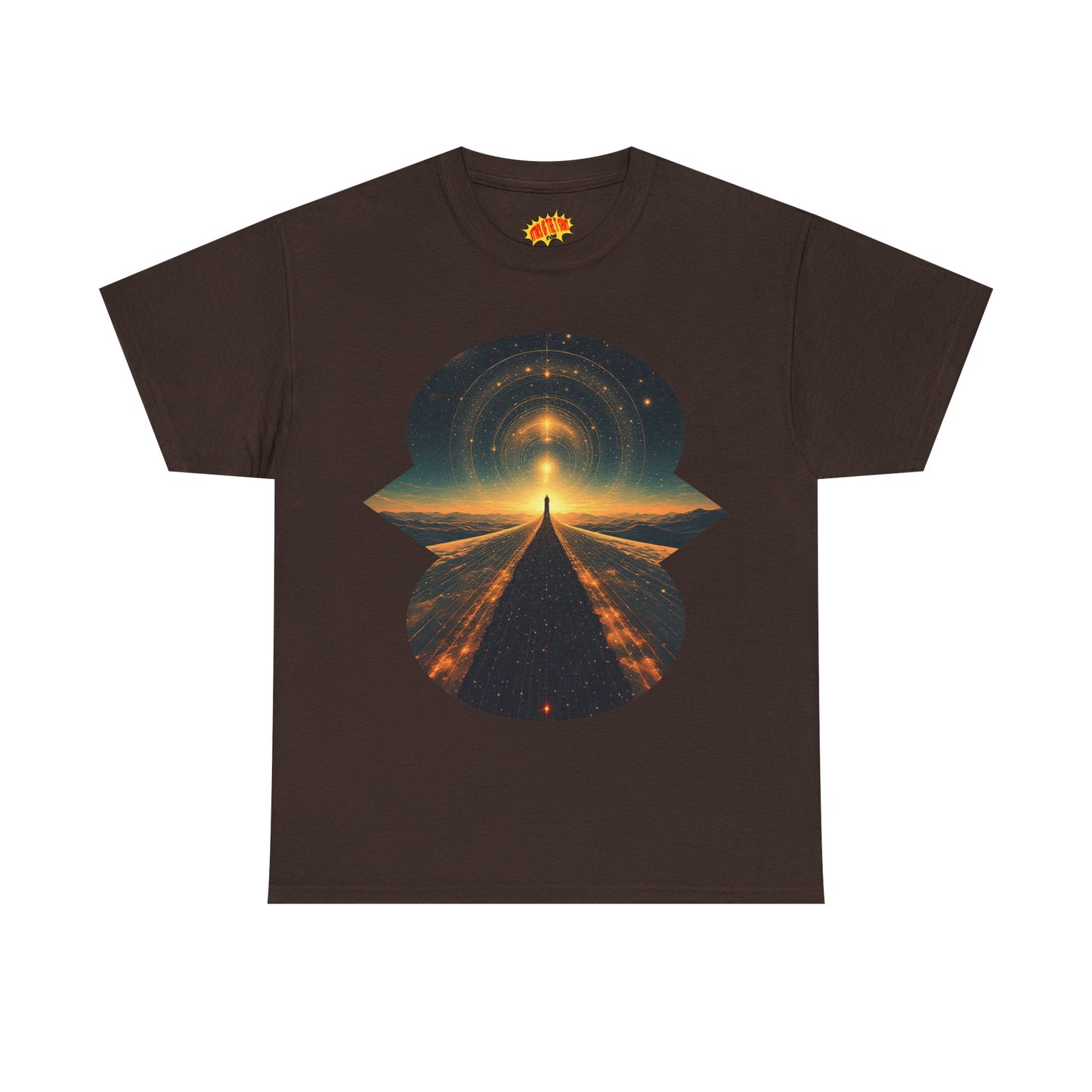 Cosmic Path Space Graphic Art Tee Shirt *Multiple Colors*