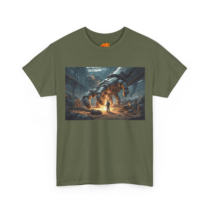 Anime Mech Factory w/Welder & Robot Hand T-Shirt