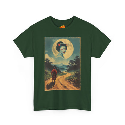 Walking Samurai w/Cloud Moon Woman T-Shirt