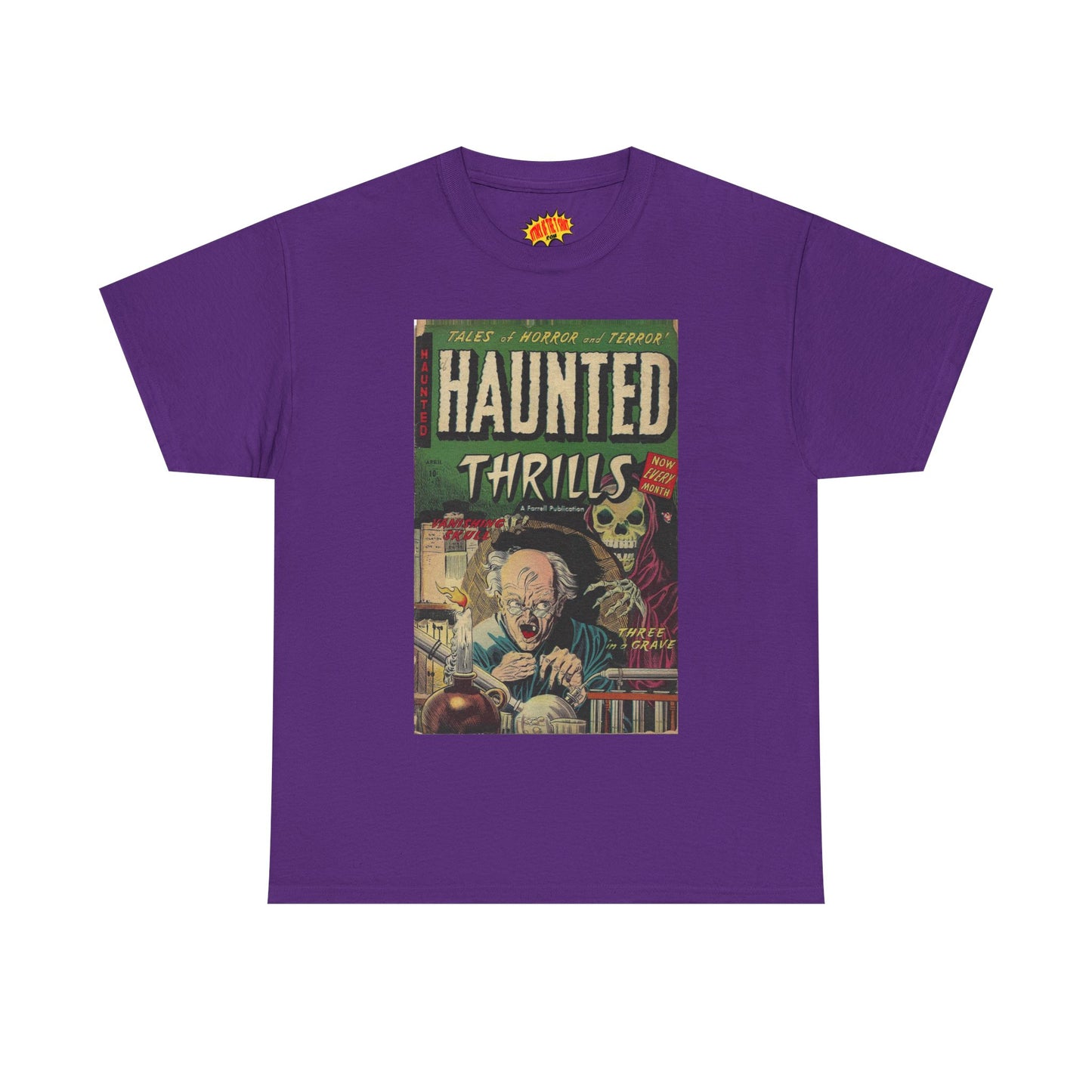 Haunted Thrills April Comic Tee Shirt *Multiple Colors*