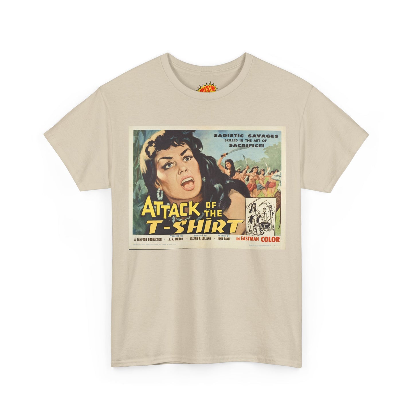 Attack of the T-Shirt Movie Poster T-Shirt