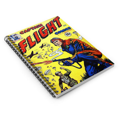 Captain Flight July Comic Cover Notebook