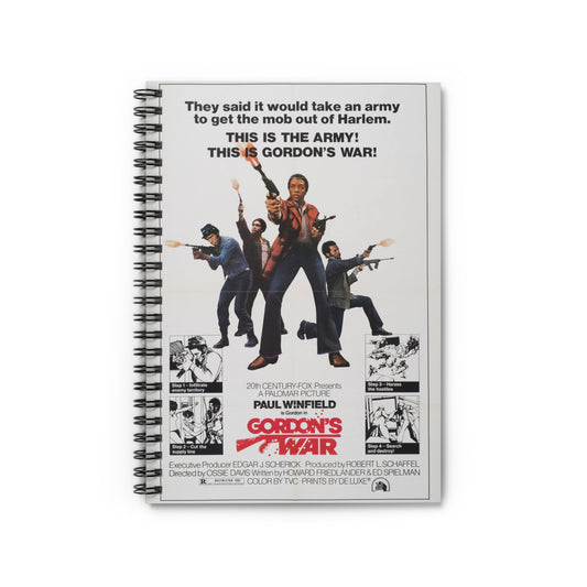 Gordon's War - Vintage Movie Poster Notebook
