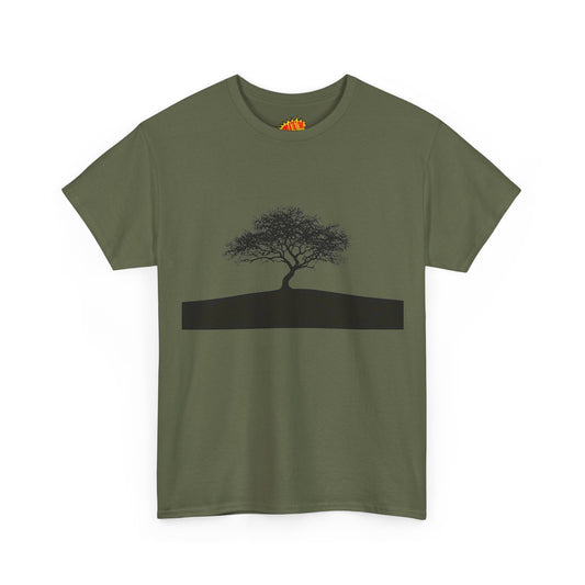Minimalist Tree Sketch Graphic Art Tee Shirt *Multiple Colors*