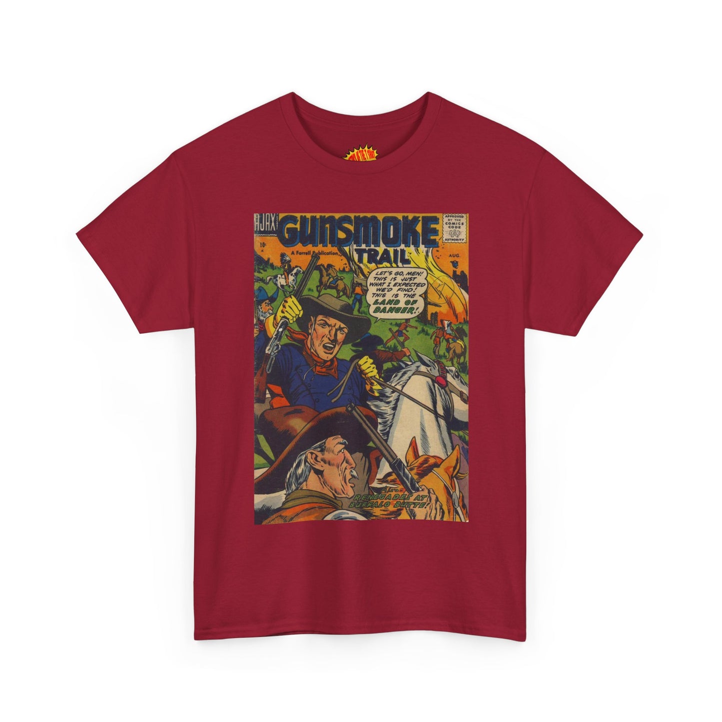 Gunsmoke Trail August Comic Tee Shirt *Multiple Colors*