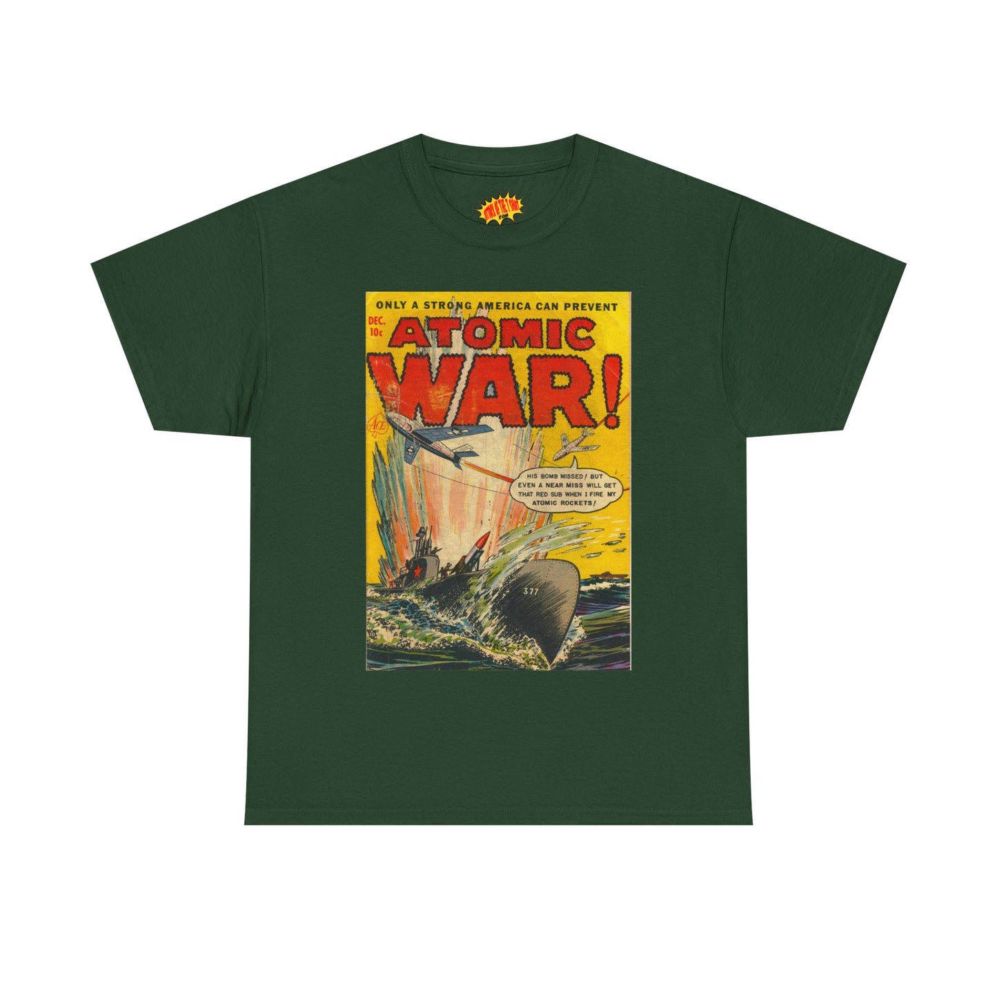 Atomic War Dec. Comic Tee Shirt *Multiple Colors*