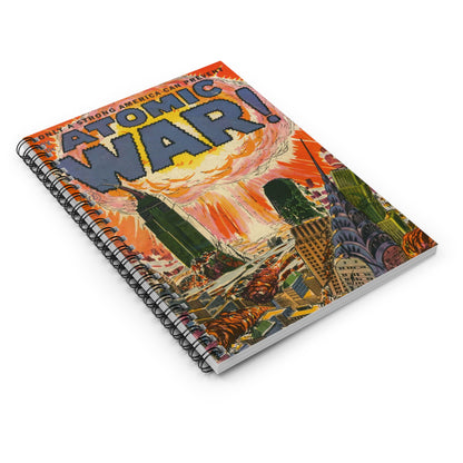 Atomic War November Comic Cover Notebook
