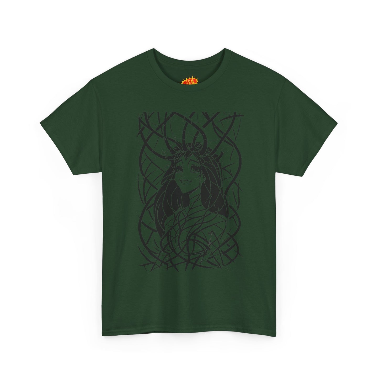 Thorny Vine Dryad Woman Fantasy Nature T-Shirt *Multiple Colors*