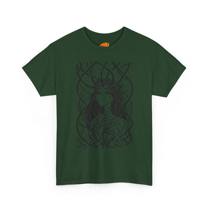 Thorny Vine Dryad Woman Fantasy Nature T-Shirt