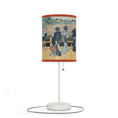 The Sazai Hall by Hokusai Japanese Lamp