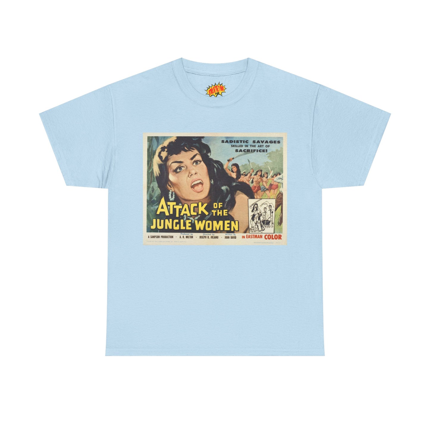 Attack of the Jungle Women Movie Poster T-Shirt *Multiple Colors*