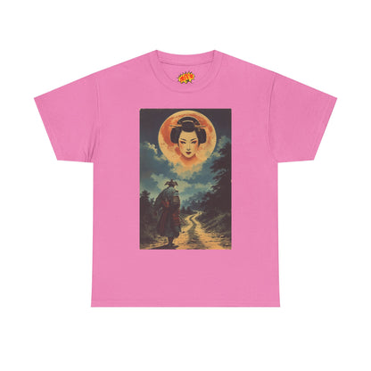 Samurai w/Blood Moon Woman T-Shirt