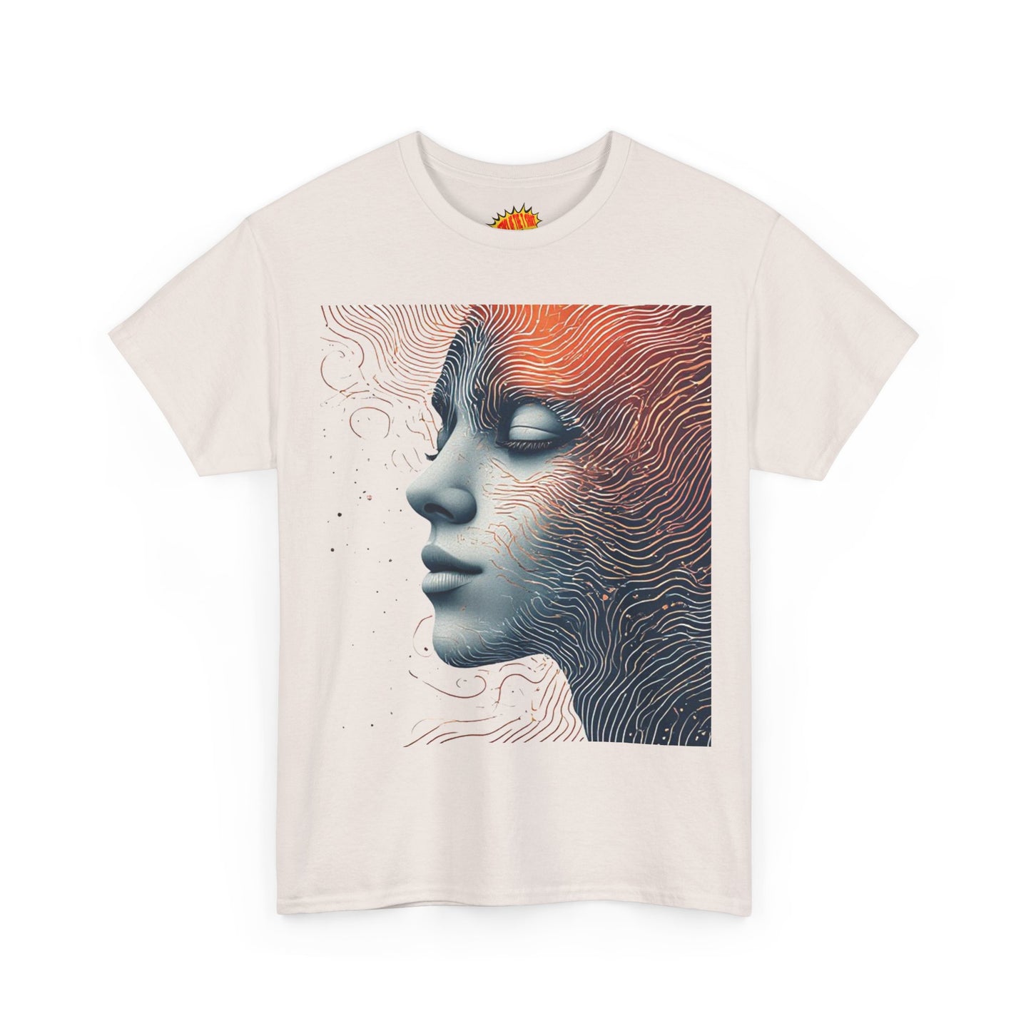 Graphic Art Face Tee Shirt *Multiple Colors*
