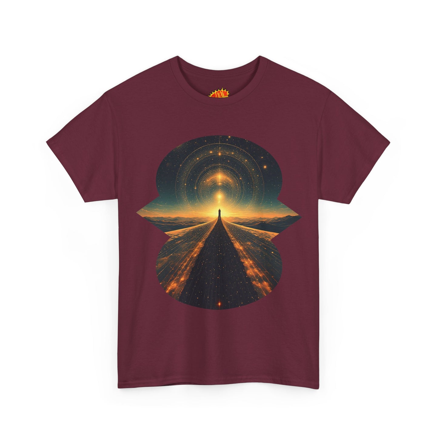 Cosmic Path Space Graphic Art Tee Shirt *Multiple Colors*