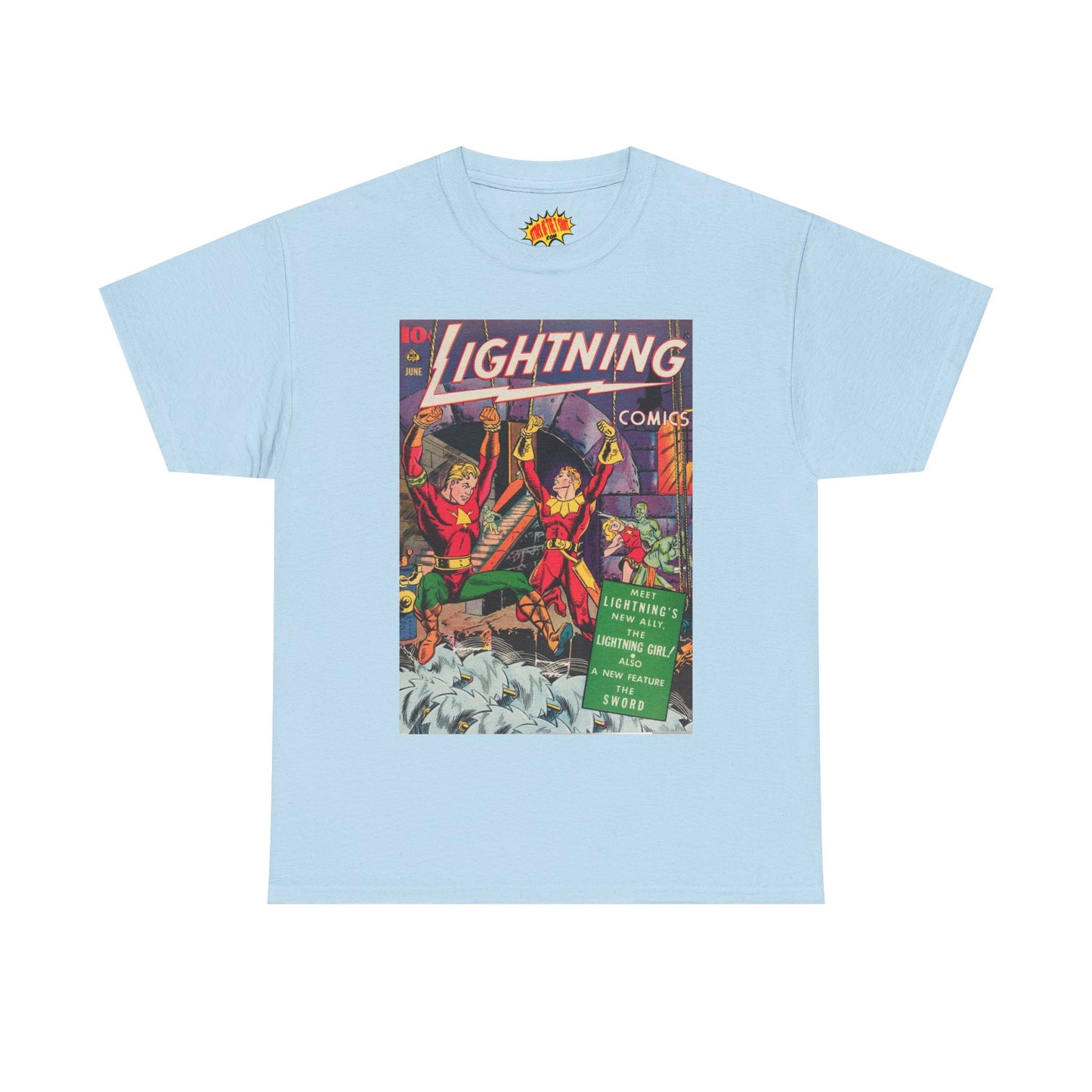 Lightning Comics June Comic Tee Shirt *Multiple Colors*