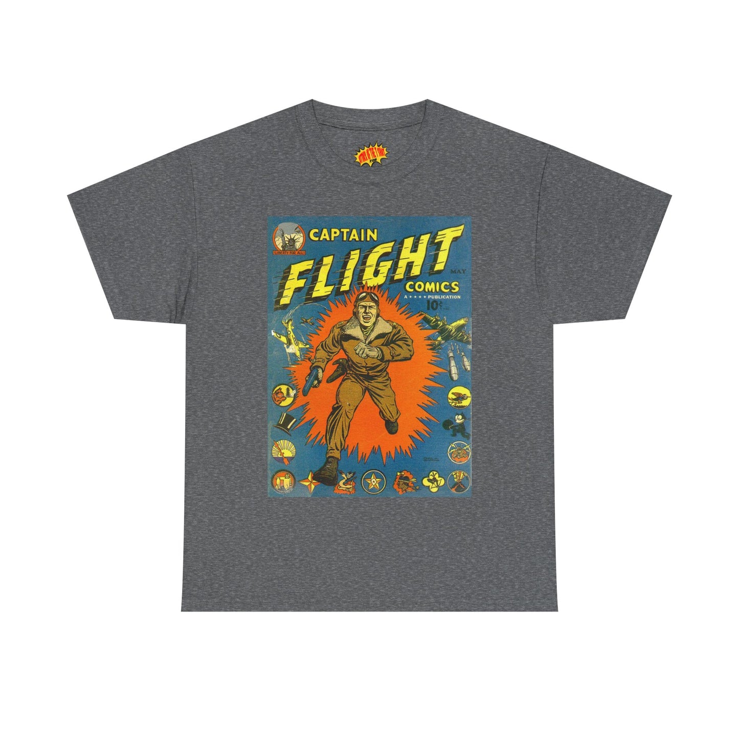 Captain Flight May Comic Tee Shirt *Multiple Colors*