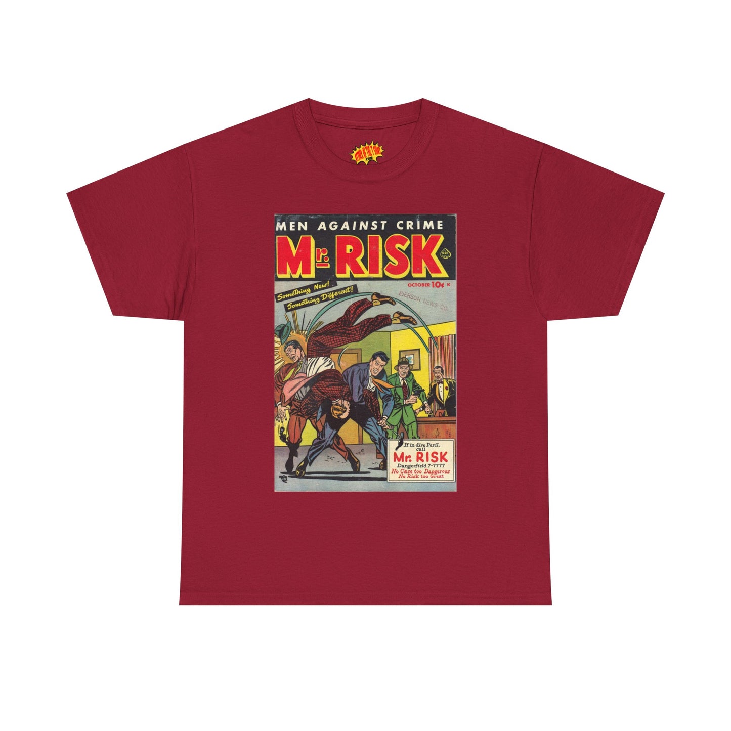 Mr. Risk October Comic Tee Shirt *Multiple Colors*