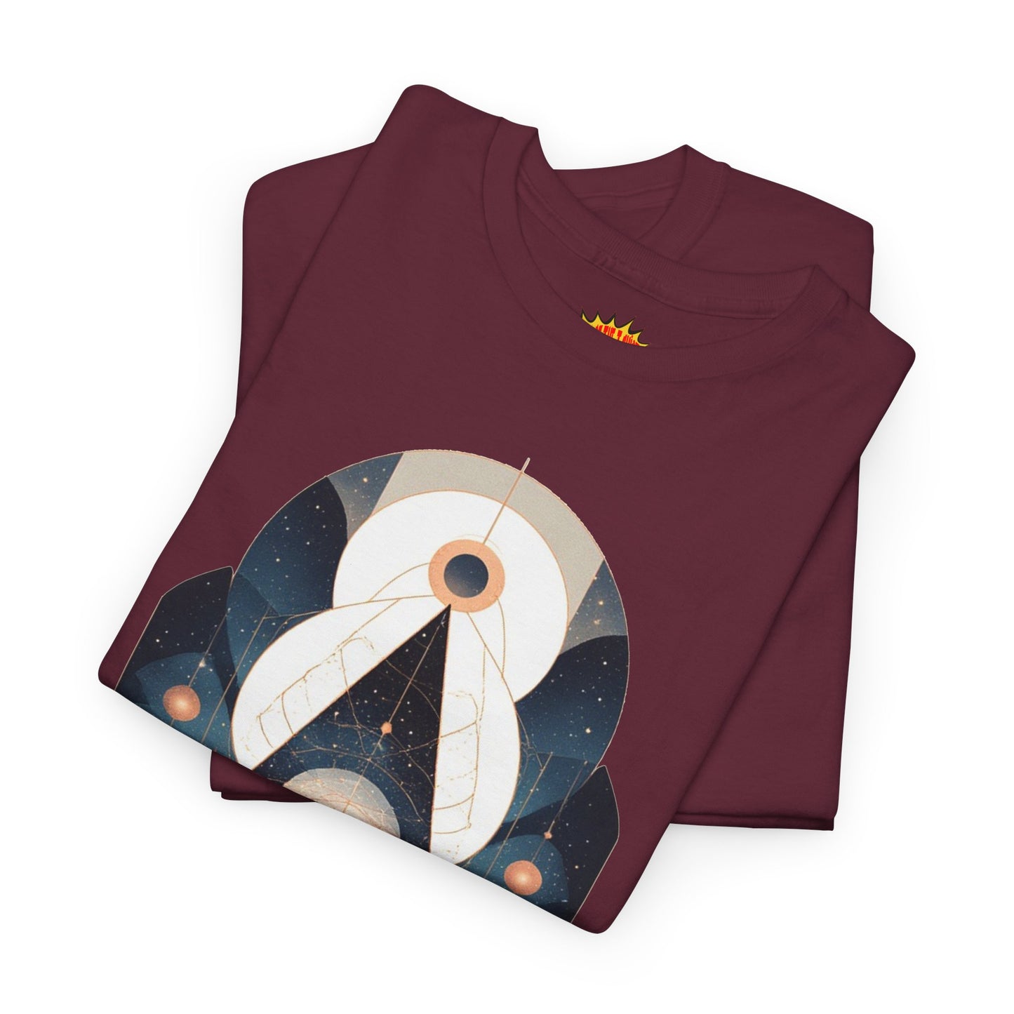Geometric Space Art Pattern Graphic Tee Shirt *Multiple Colors*