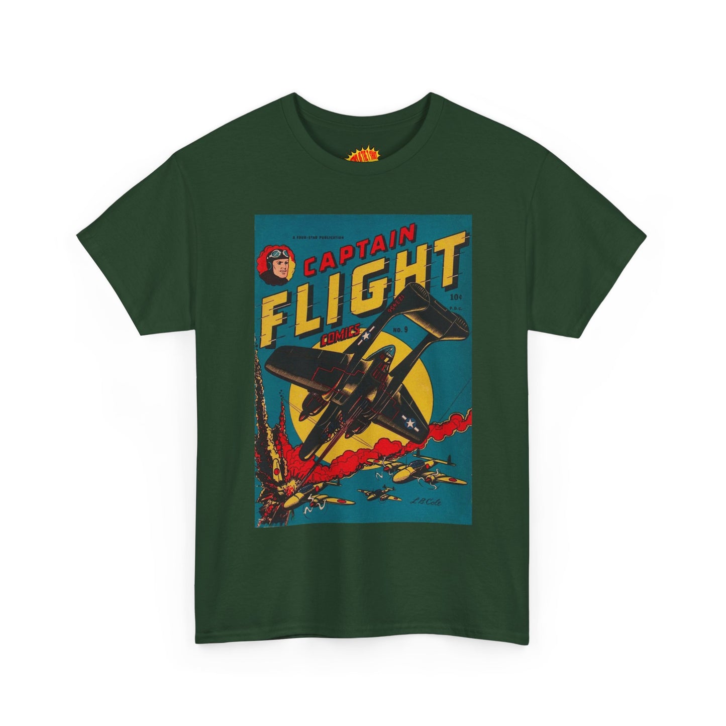 Captain Flight No. 9 Comic Tee Shirt *Multiple Colors*