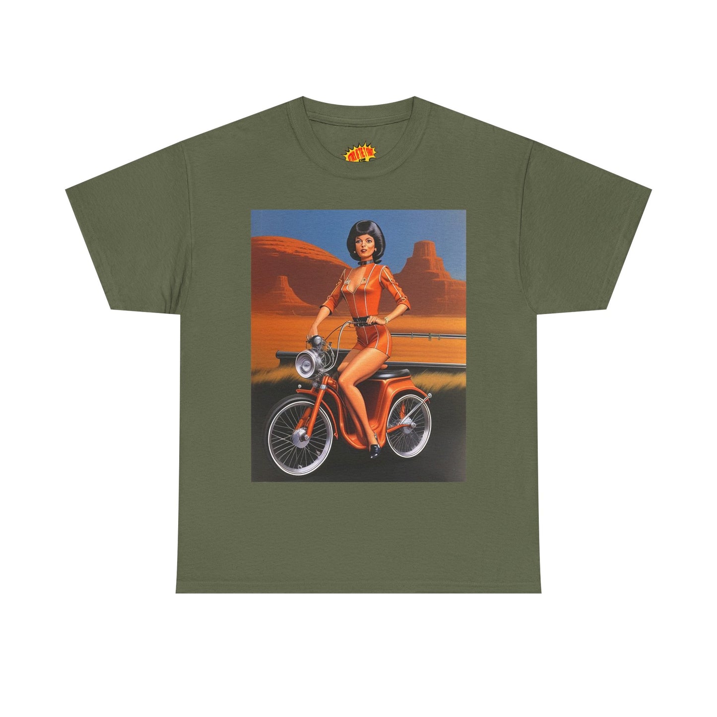 Retro Scooter Lady T-Shirt *Multiple Colors*