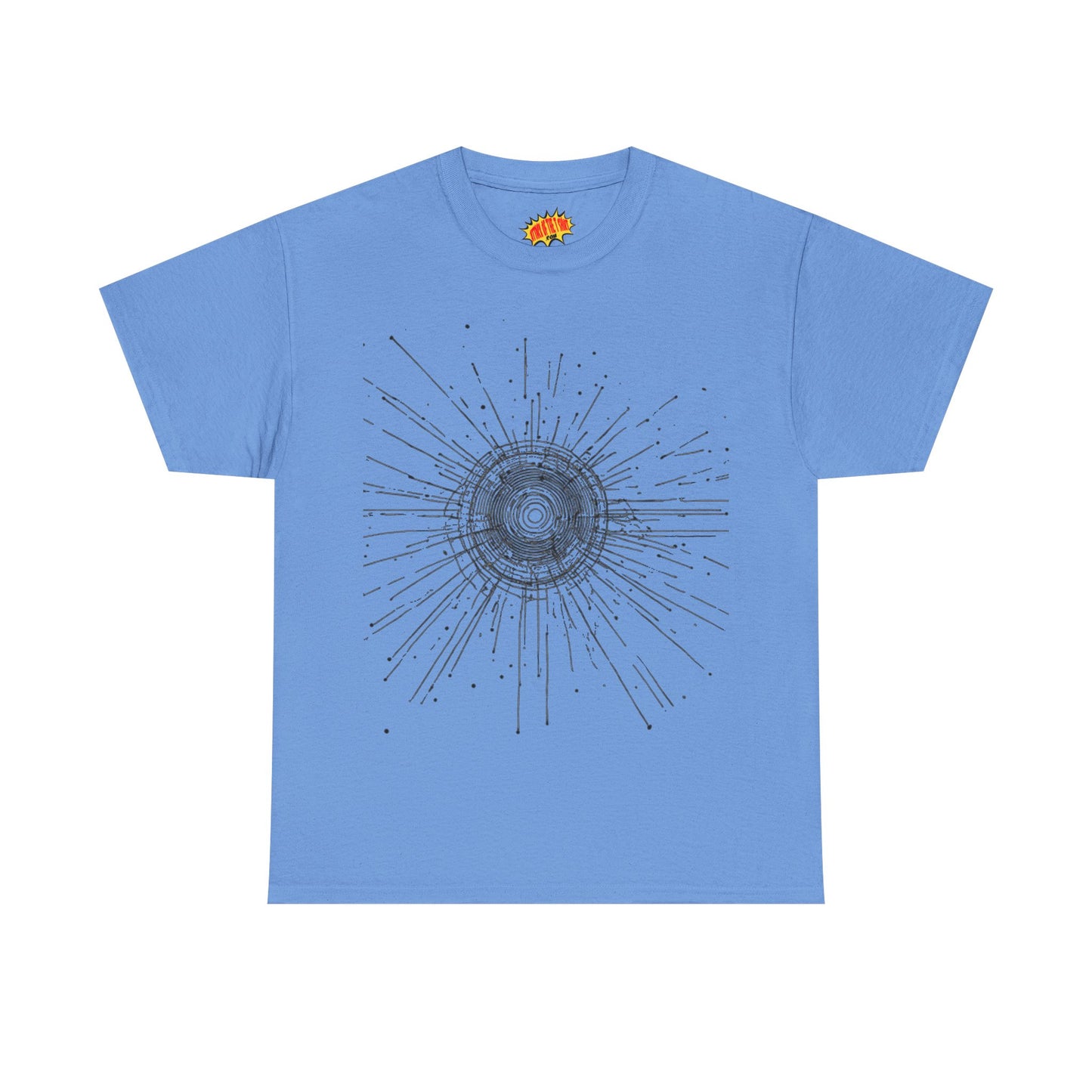 Circle Line Drawing Graphic Art Tee Shirt *Multiple Colors*