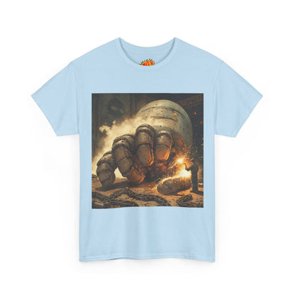 Anime Factory Welder w/Robot Mech Hand T-Shirt