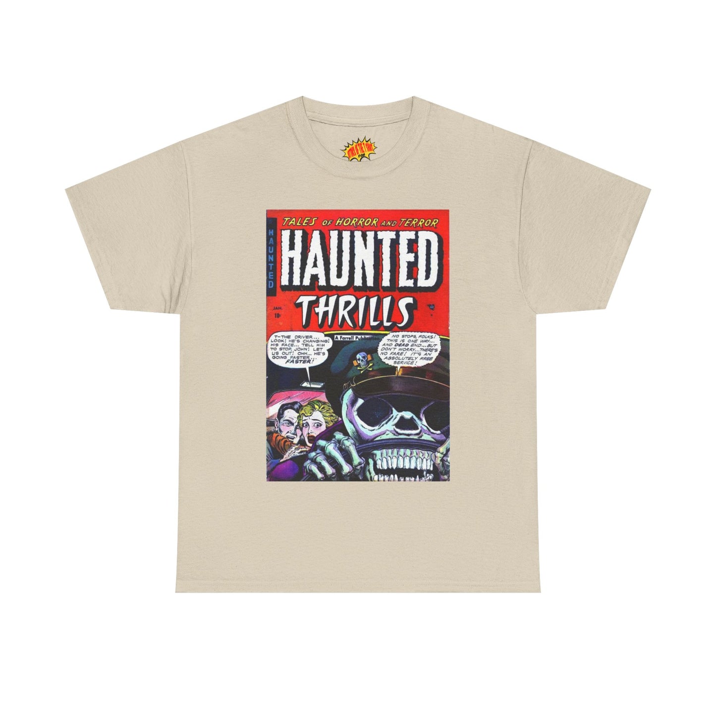 Haunted Thrills January Comic Tee Shirt *Multiple Colors*