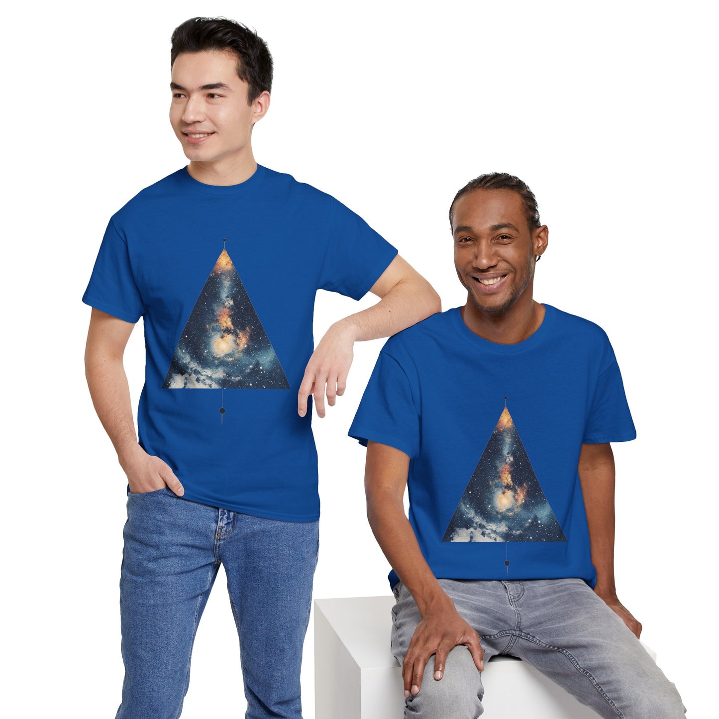 Triangle Nebula Graphic Space Art Tee Shirt *Multiple Colors*