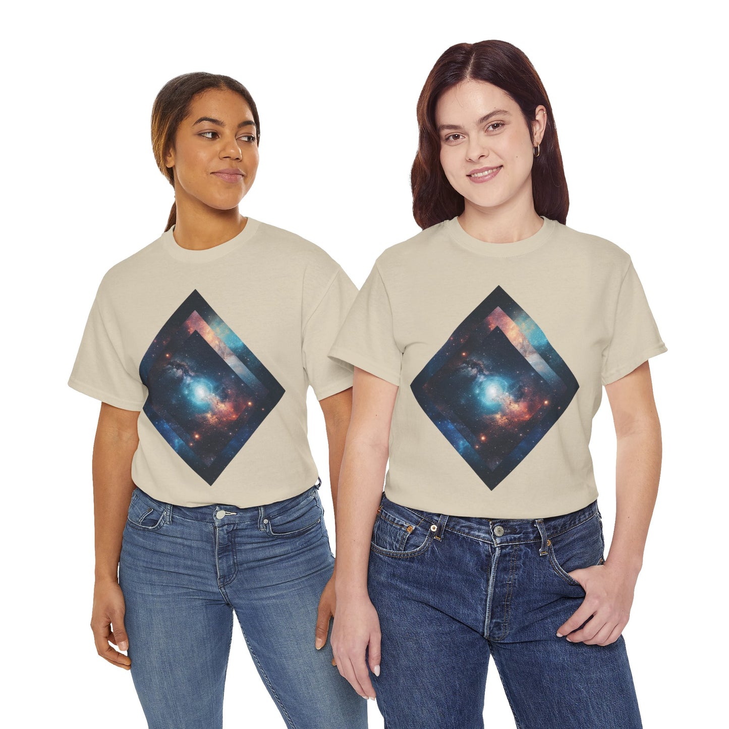 Diamond Galaxy Art Graphic Tee Shirt *Multiple Colors*