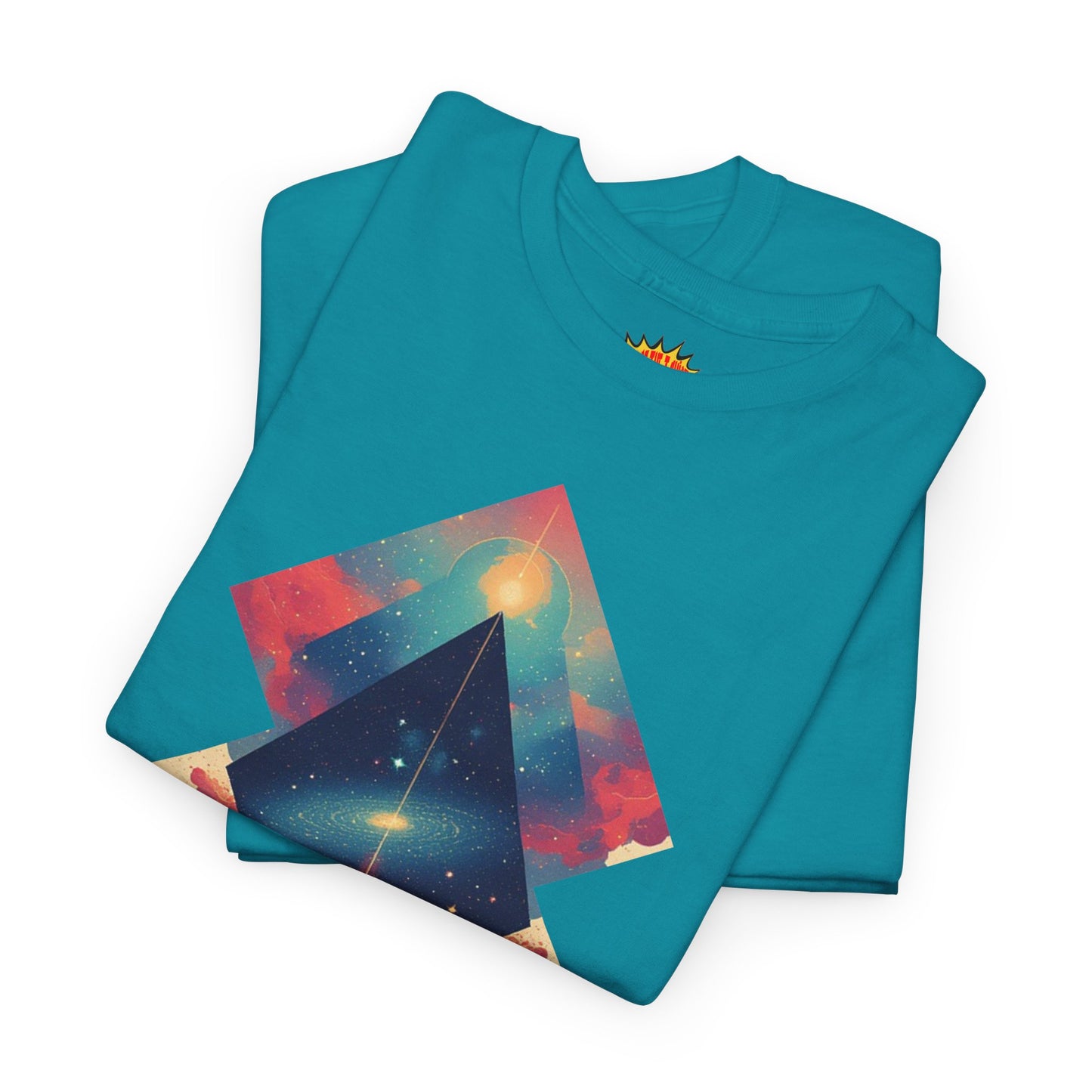 Geometric Shape Galaxy Graphic Space Art Tee Shirt *Multiple Colors*