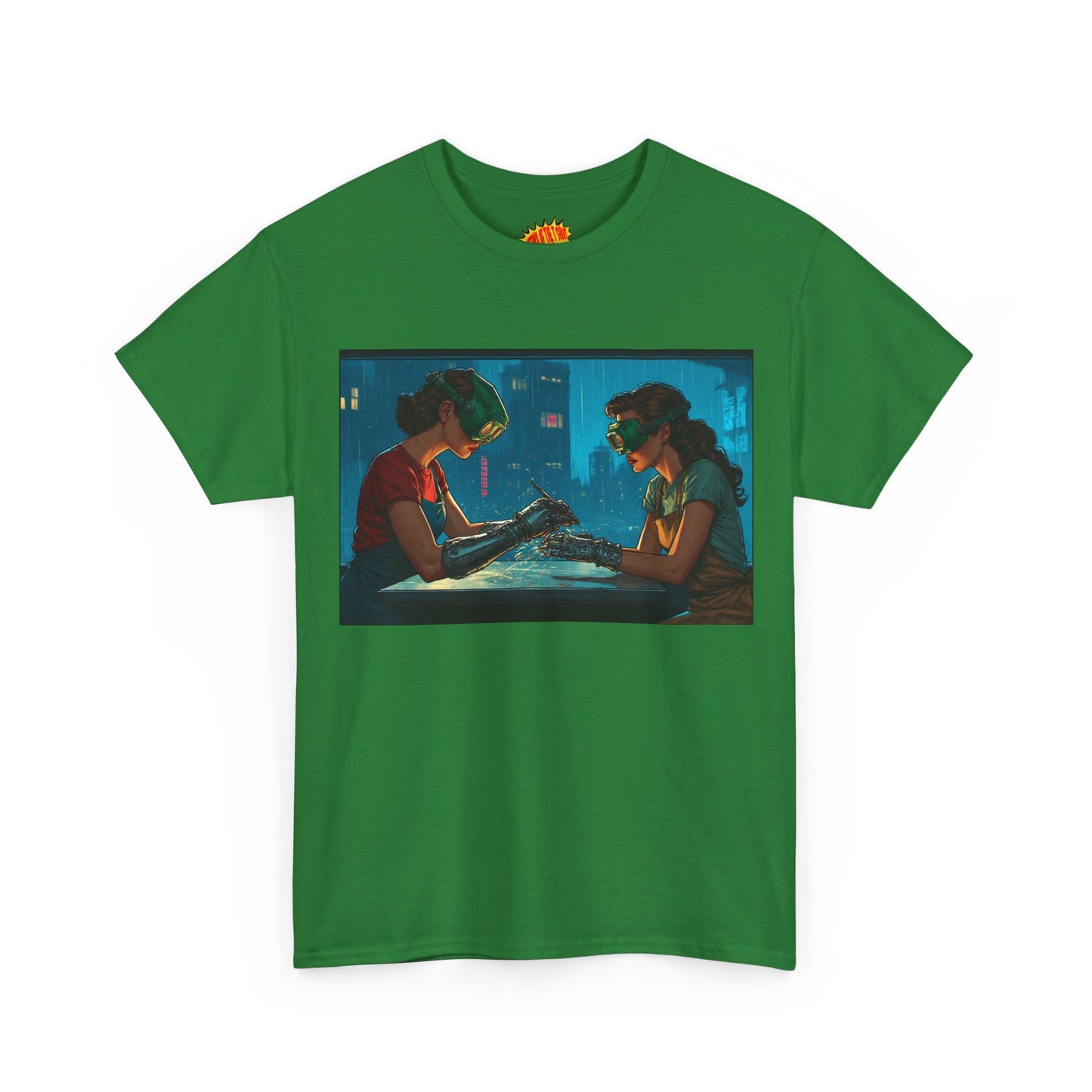 Cyberpunk Cyborg Hand Repair Scene T-Shirt *Multiple Colors*