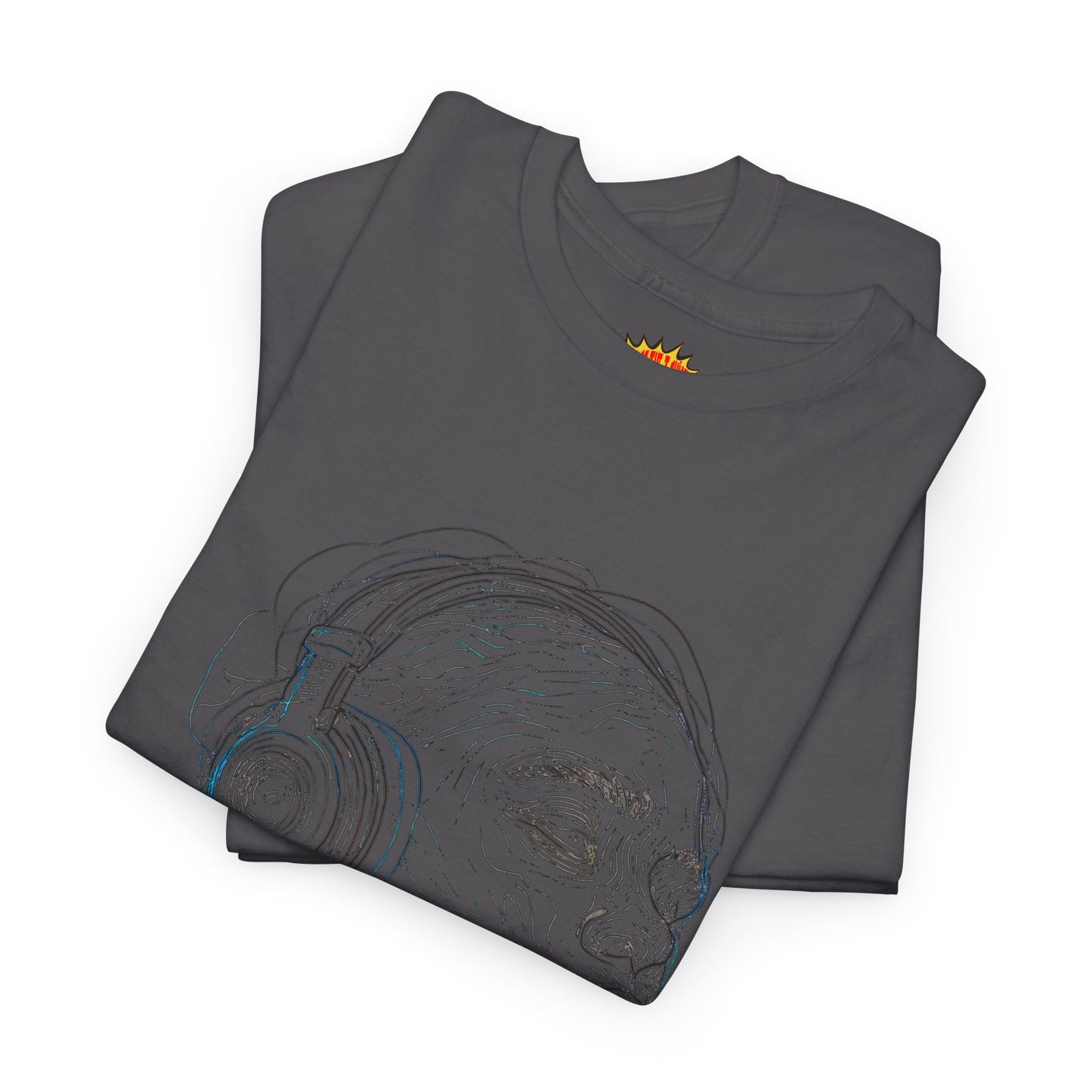 Line Drawing Portrait Graphic Music Art Tee Shirt *Multiple Colors*