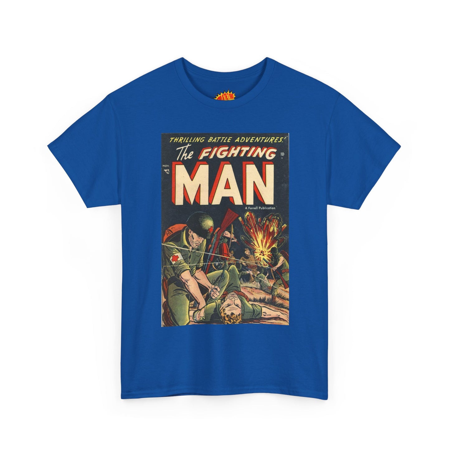 The Fighting Man November Comic Tee Shirt *Multiple Colors*