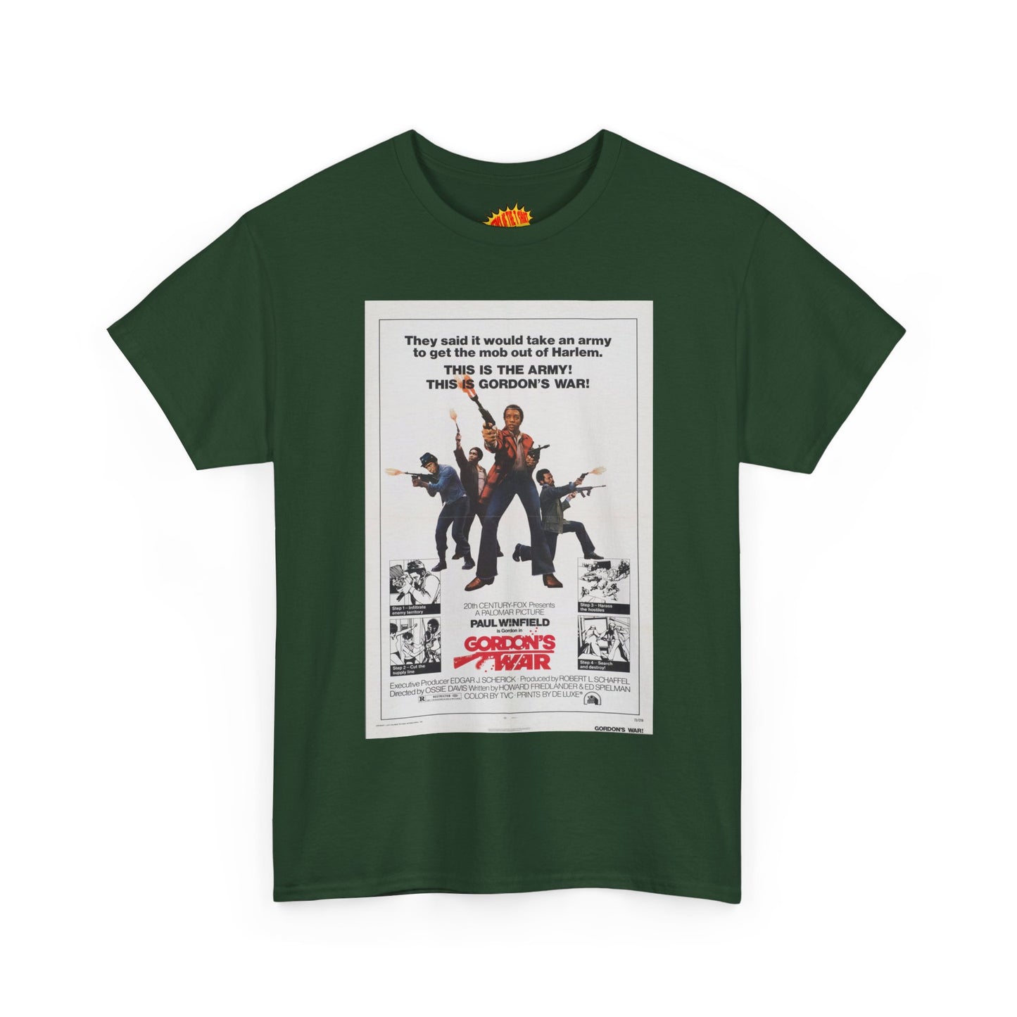 Gordon's War Movie Poster T-Shirt *Multiple Colors*
