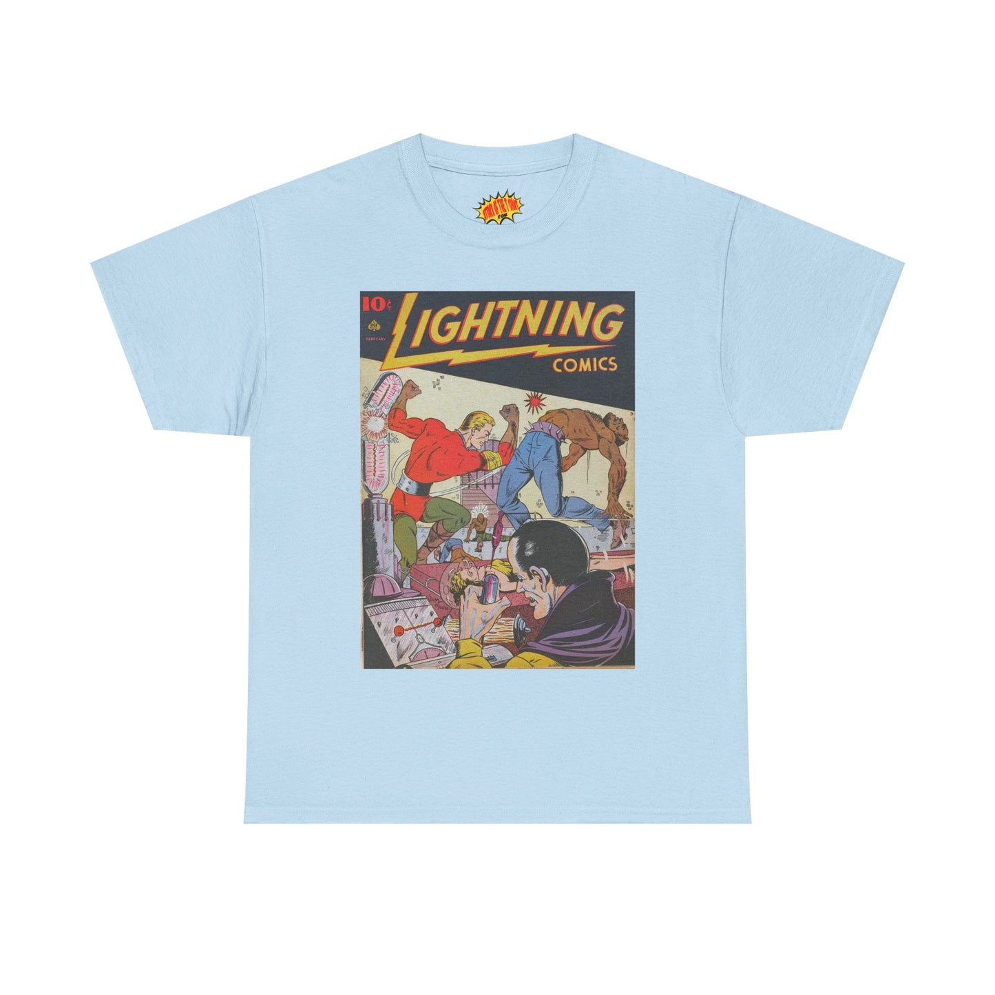 Lightning Comics February Comic Tee Shirt *Multiple Colors*